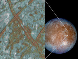 Спутник Юпитера Европа